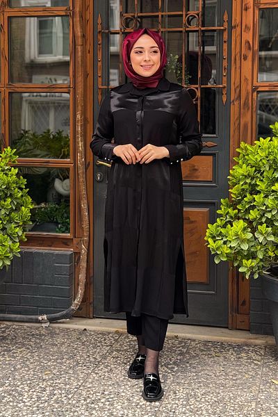 SEÇİL Seçil Tunik 10002511211008 Μαύρο