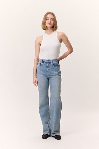 Manuka Blue Long Leg Pole Jeans