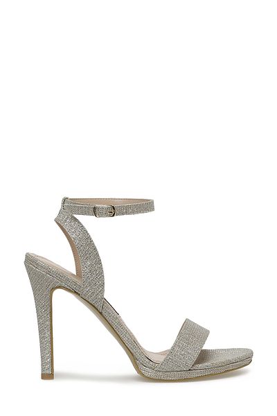 Nine West Zlaté dámské sandály na podpatku LULLE 3FX