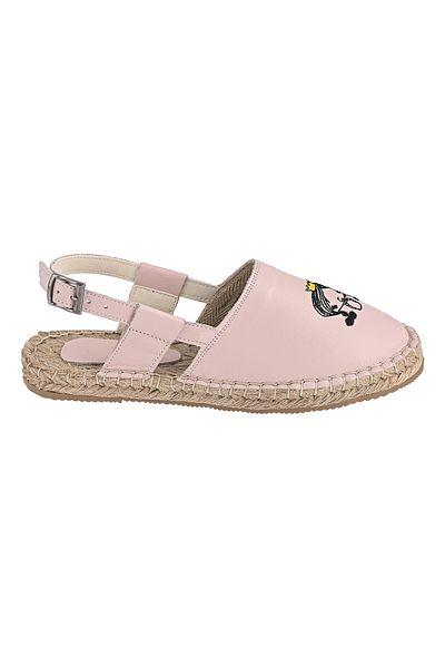 NOOSY Espadrile de damă brodate din piele naturală - lucrate manual