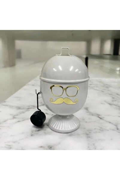 DECOOR MALL Metal Kapaklı Ve Ölçekli Deterjan Kutusu 2 Litre Kapasiteli (litre) Deterjanlık