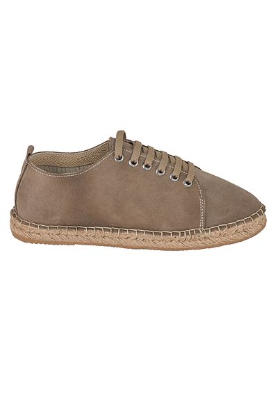 NOOSY Genuine Leather Mink Women's Handmade Espadrille