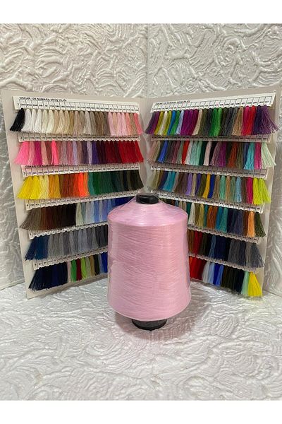 Oskar Overlock Thread (Muz Ip) 500Gr (Baby Pink)