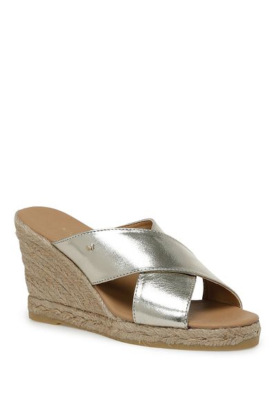 Nine West SANHEM2 3FX Gold Women's Slippers