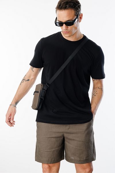 GENIUS STORE Men's T-Shirt Standard Fit Basic Crew Neck T-Shirt Basic-Manless3