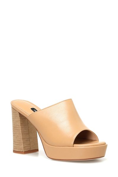 Nine West Canbe 4fx Tan Damen-Hausschuhe mit Absatz