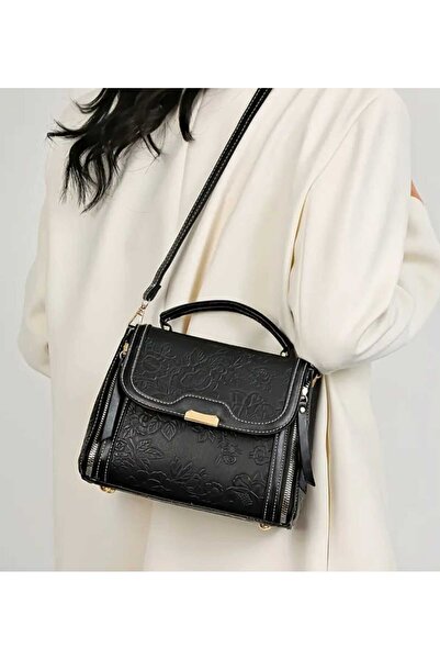 ARONA Women's Bag Shoulder Hand Embossed Patterned