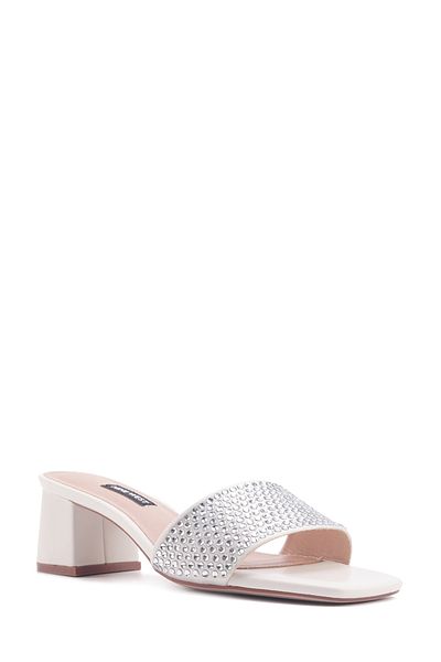 Nine West FINL 4FX Hausschuhe mit Absatz für Damen - Kirschweiß