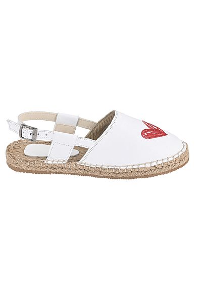 NOOSY Espadrile de damă brodate din piele naturală - lucrate manual