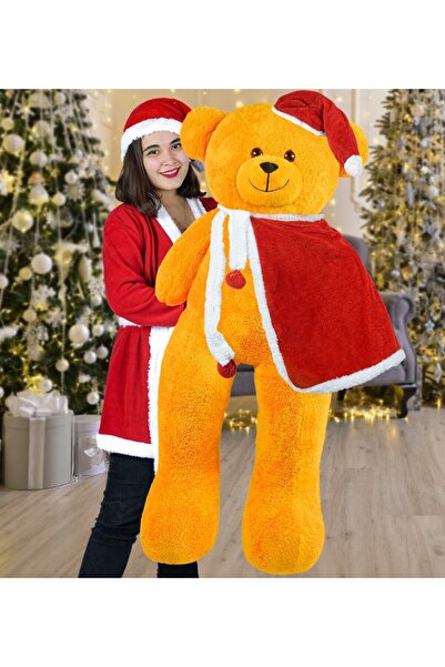 Özgüner Oyuncak 130 Cm Santa Claus Cloaked Bobo Teddy Bear New Year, Christma...