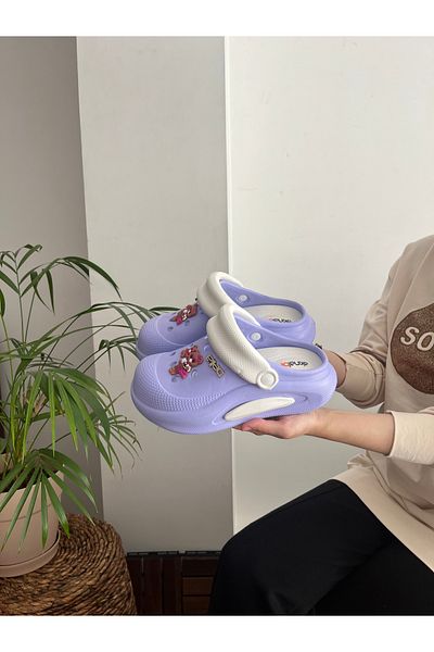 Behtah Kundura Closed Front High Sole Slippers Garden Doctor Nurse Daily Slippers (Choose One Size Larger!)