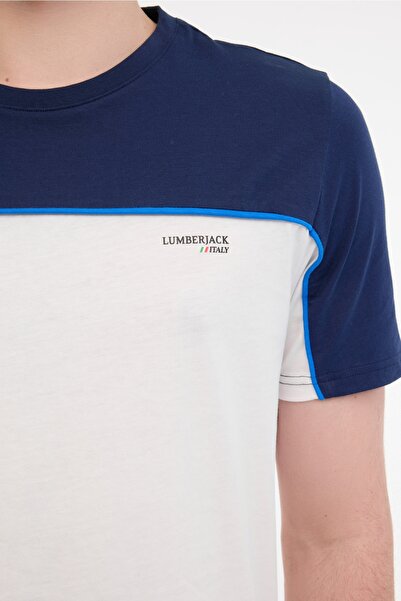 lumberjack ML MATTE 11ITL444 5FX Lacivert Erkek Kısa Kol T-Shirt