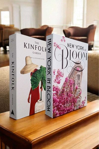BayCazip Decorative Book Look Box Set of 2 Decorative Book Looking Box