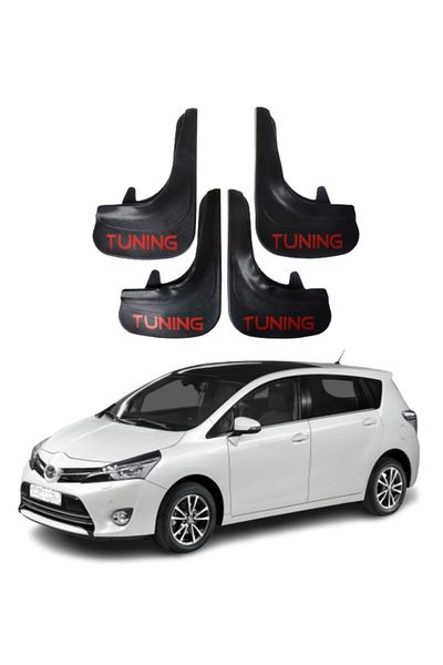 SONİKON LİNE Toyota Verso 2010-2017 Compatible Tuning Written 4-Piece Dust Cover Mudguard Mudguard Modified