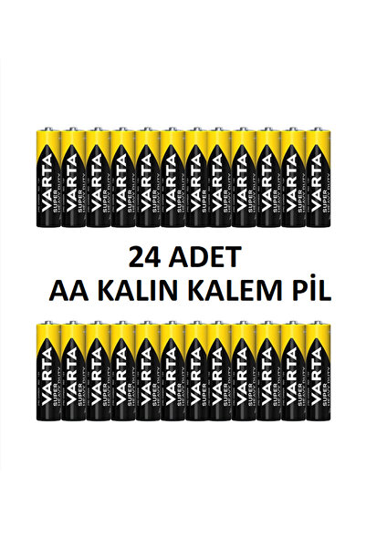ANI OFİS KIRTASİYE A K Aa Kalem Pil 24'lü | Süper Güçlü | Uzun Ömürlü Çinko Karbon | Ekonomik Paket