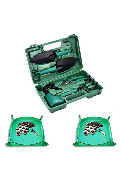 VİOLLA مجموعة أدوات الحديقة والبستنة من 7 قطع للزراعة هدية مثالية لعشاق البست...