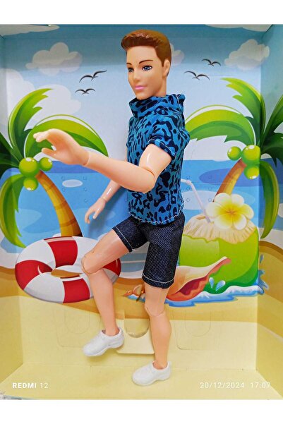 LRS STORE Sonsuz Hareketli Erkek Oyuncak Bebek Çok Eklemli Model Ken Bebeği 29 Cm Yüksek Kalite