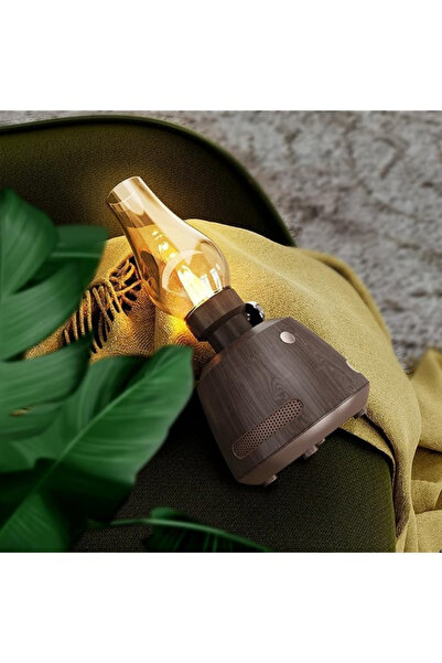 Akfa Retro Gaz Lambası Bluetooth Hoparlör Aydınlatmalı Speaker