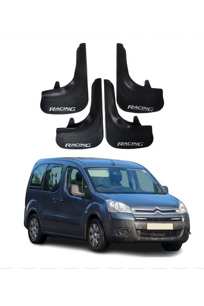 SONİKON LİNE Citroen Berlingo 2008-2018 Compatible Racing Written 4-Piece Dust Cover Mudguard Mudguard Modified