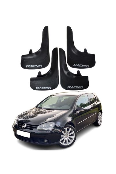 SONİKON LİNE Volkswagen Golf 5 Compatible Racing Written 4-Piece Mudguard Mudguard Mudguard Modified