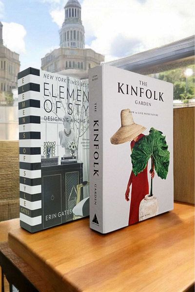 BayCazip Decorative Book Look Box Set of 2 Decorative Book Looking Box