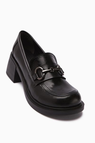 Limoya Pantofi de damă Berita negri cu toc gros