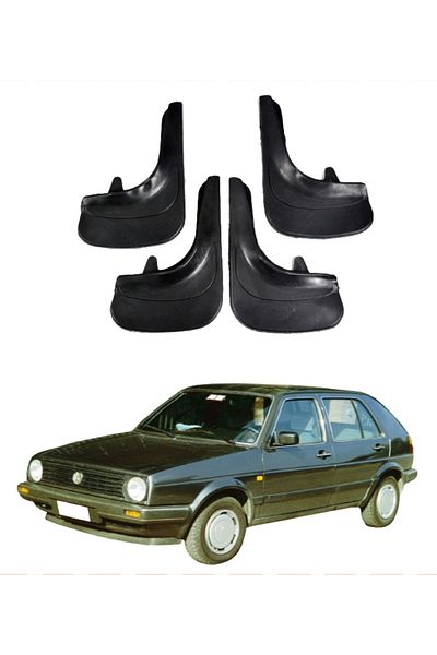 SONİKON LİNE Volkswagen Golf 2 Compatible 4-Piece Dust Cover Mudguard Mudflap Modified