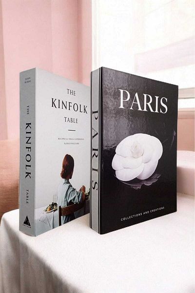 BayCazip Decorative Book Look Box Set of 2 Decorative Book Looking Box