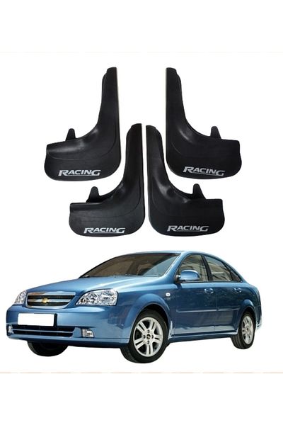 SONİKON LİNE Chevrolet Lacetti Sd Compatible Racing Written 4-Piece Dust Cover Mudguard Mudguard Modified
