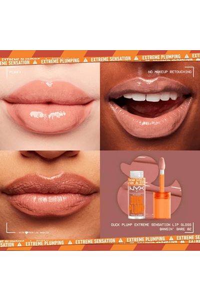 NYX Professional Makeup NYX Duck Plump Lip Gloss 02 Banging Bare