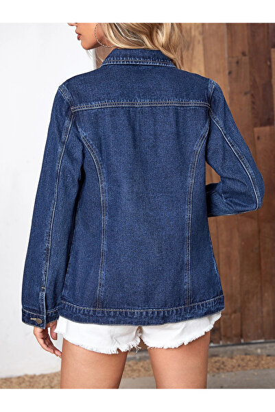 WKM Kadın Boyfriend Kot Ceket