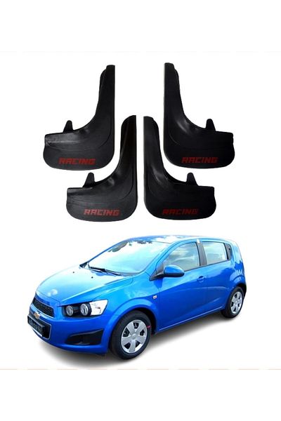 SONİKON LİNE Chevrolet Aveo Hb 2011 and after Compatible Racing Written 4'Lü Dust Cover Mudguard Mudguard Mudguard Modified