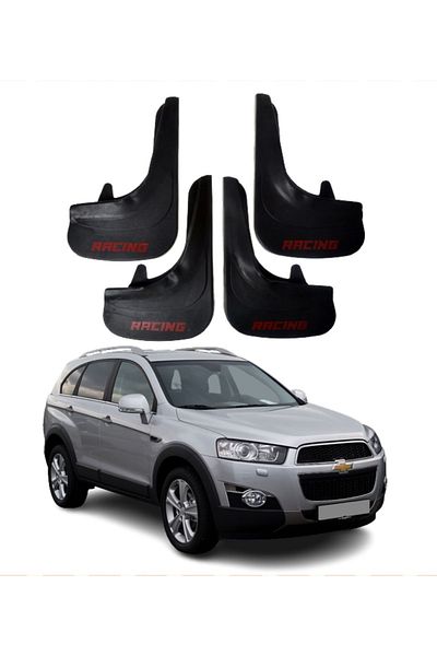 SONİKON LİNE Chevrolet Captiva Compatible Racing Written 4-Piece Dust Cover Mudguard Mudguard Modified