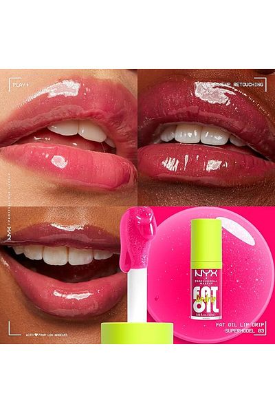 NYX Professional Makeup NYX Professional Makeup Fat Oil Moisturizing & Shiny Lip Gloss - Super Model