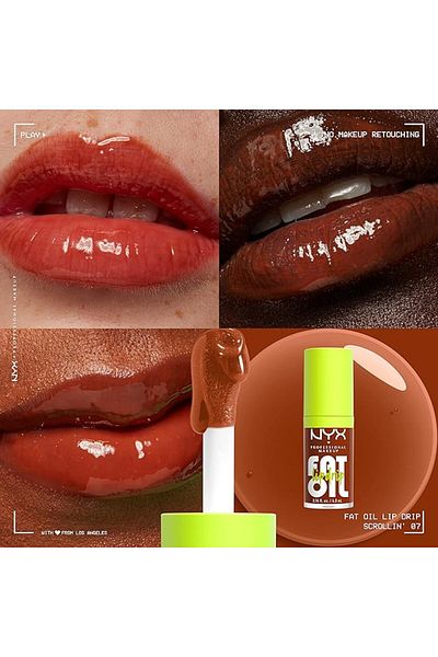 NYX Professional Makeup NYX Professional Makeup Fat Oil Lip Plumper & Moisturizer - Scrollin