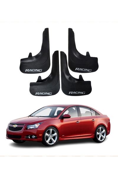SONİKON LİNE Chevrolet Cruze Sedan Compatible Racing Written 4-Piece Dust Cover Mudguard Mudguard Modified