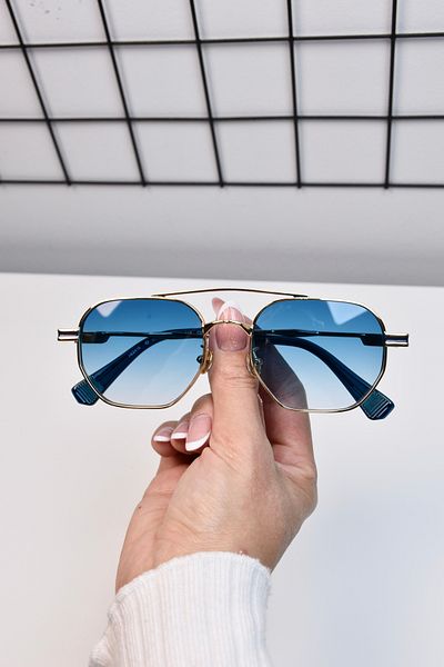 LOOKUP NEW 53 Ekartman Metal Polygonal Angular Women's Unisex Men's Uv400 Protection Sunglasses