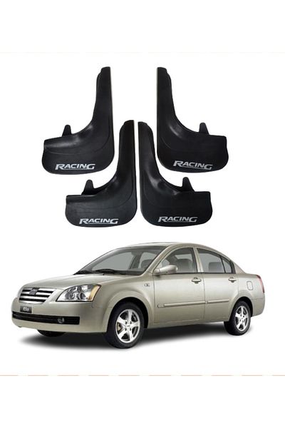 SONİKON LİNE Chery Alia Compatible Racing Written 4-Piece Leggings Mudguard Leggings Modified