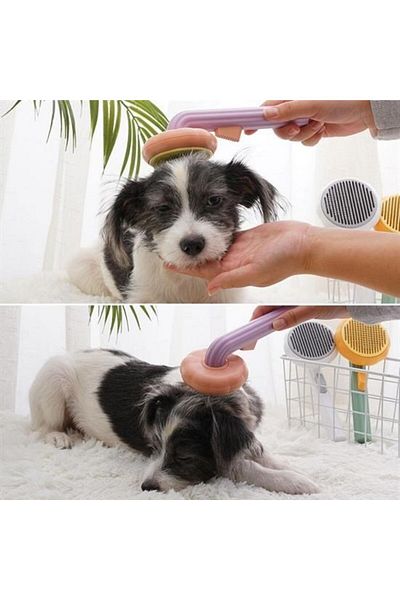 BellevieStore Belleviestoreplastic Green Pet Grooming Pet Brush Multi-Purpose Pet Brush Green