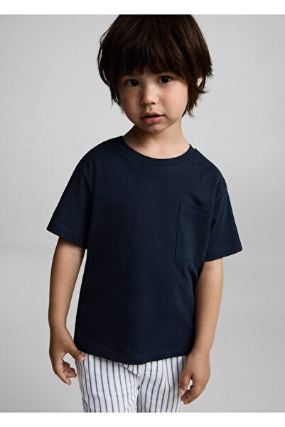 MANGO Baby Cepli pamuklu tişört
