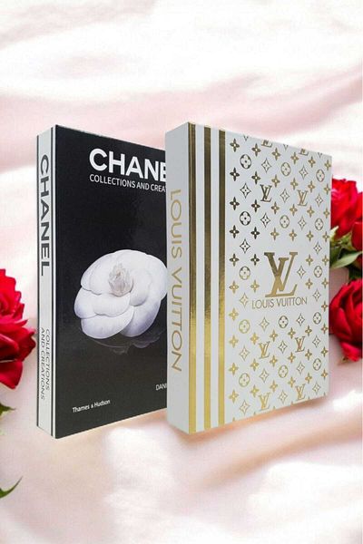 BayCazip Decorative Book Look Box Set of 2 Decorative Book Looking Box