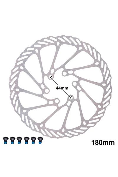 ZTTO 1 Pcs 180mm Mtb Bicycle Brake Rotor 120 140 160 180 203mm 6inch Stainless Steel Hydraulic Brake Roto
