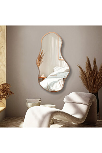 CG HOME Asimetrik Ayna, Duvar Aynası, Konsol Aynası, Çerçeveli Ayna, Boy ayna...
