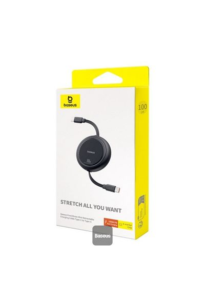 Baseus Baseus Free 2 Draw Mini 100W Retractable Fast Charging Data Cable