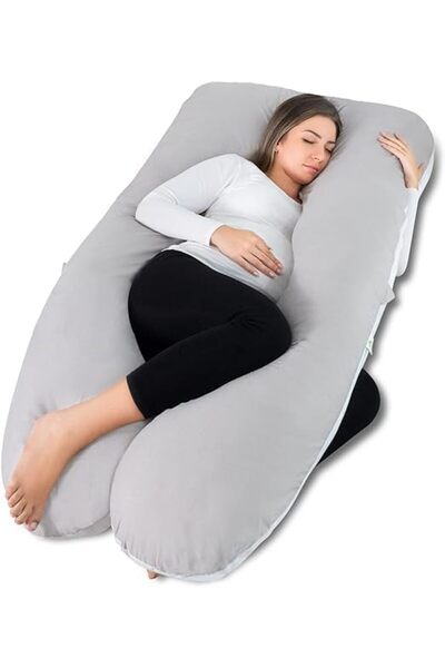 BUNCA Pregnancy pillow for back and belly support and protection while sleepi...