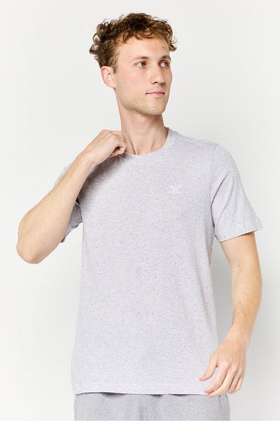 adidas Men Sportswear Fit Short Sleeve Outdoor T-shirt, Grey