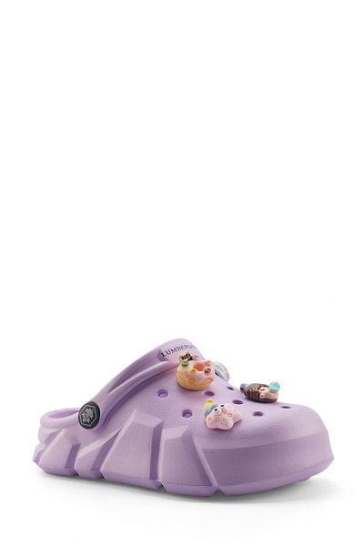 lumberjack Charika g 5Fx Lilac Girl's Sabo Slippers