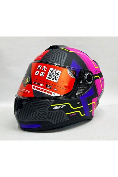 MT Targo S Brik C8 Şeffaf Vizörlü V-14b Kapalı Kask Mat Renk