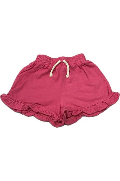 2kids2mom Pantaloni scurți pentru fetiță cu talie elastică și detaliu de șireturi