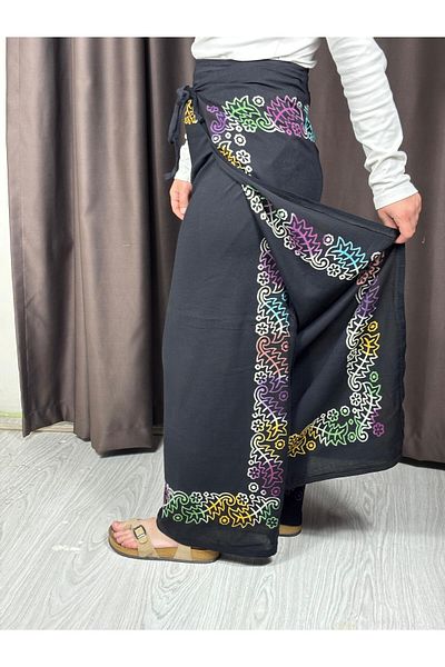 Sobe Hediyelik Black Pink Puzzle Pants